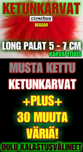 Ketunkarvat ja Häntäpalat Oulusta Perhonsidontaan! LONG Karvapituus 5 - 7 cm ( Reven - Fox - Räv - Fuchs - Fly Tying Materials - Made in Finland )