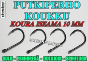 Putkiperho Koukut ja Leikarit - Tube Fly hooks and Strong Spinfluga Swivels