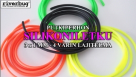 Silikoniletkut Putkiperhoon / Koukunpidinsilikonit - Putkiperhon Runkoputket / Silicone tube for tube fly tying / Silikonslang